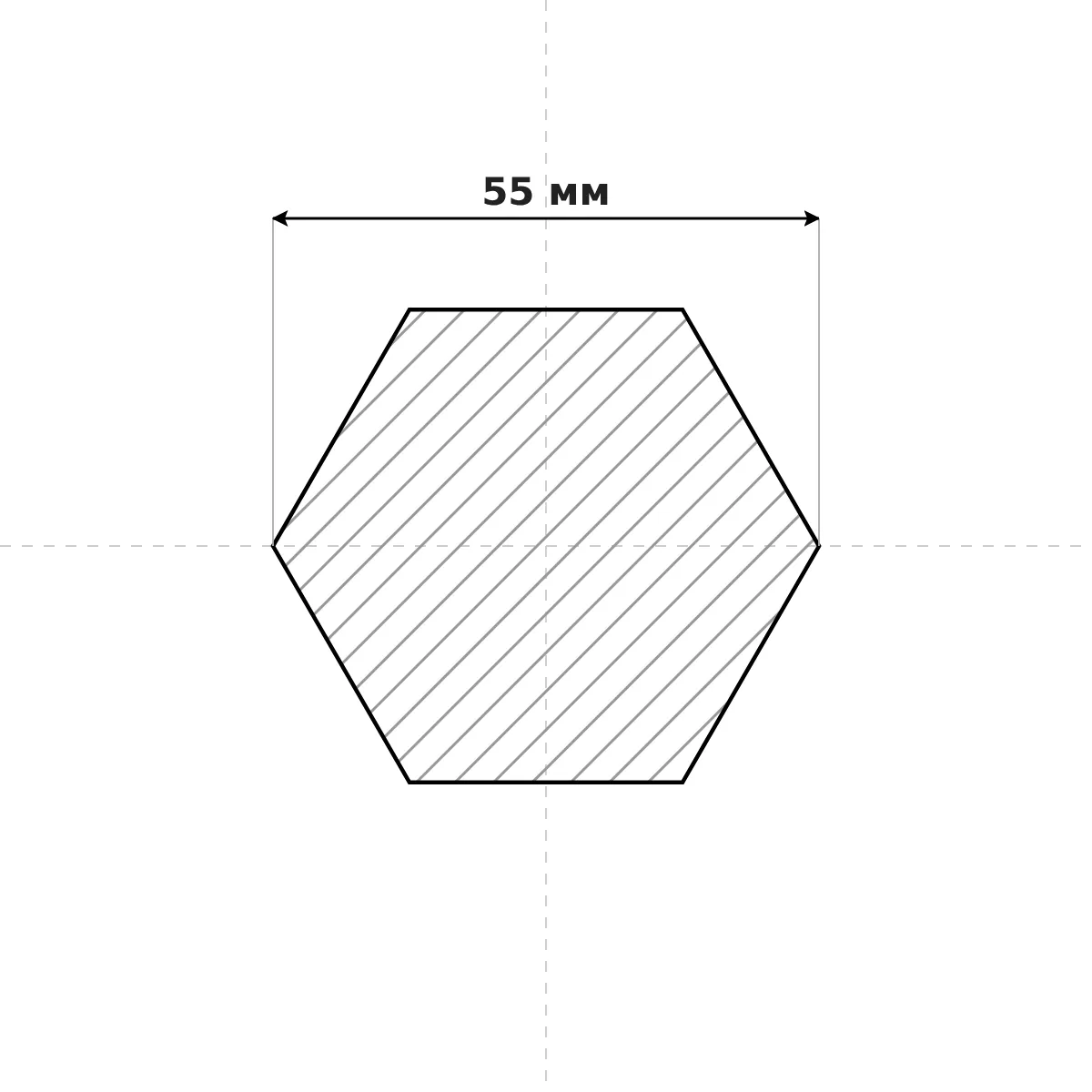 Шестигранник 55 ст.30
