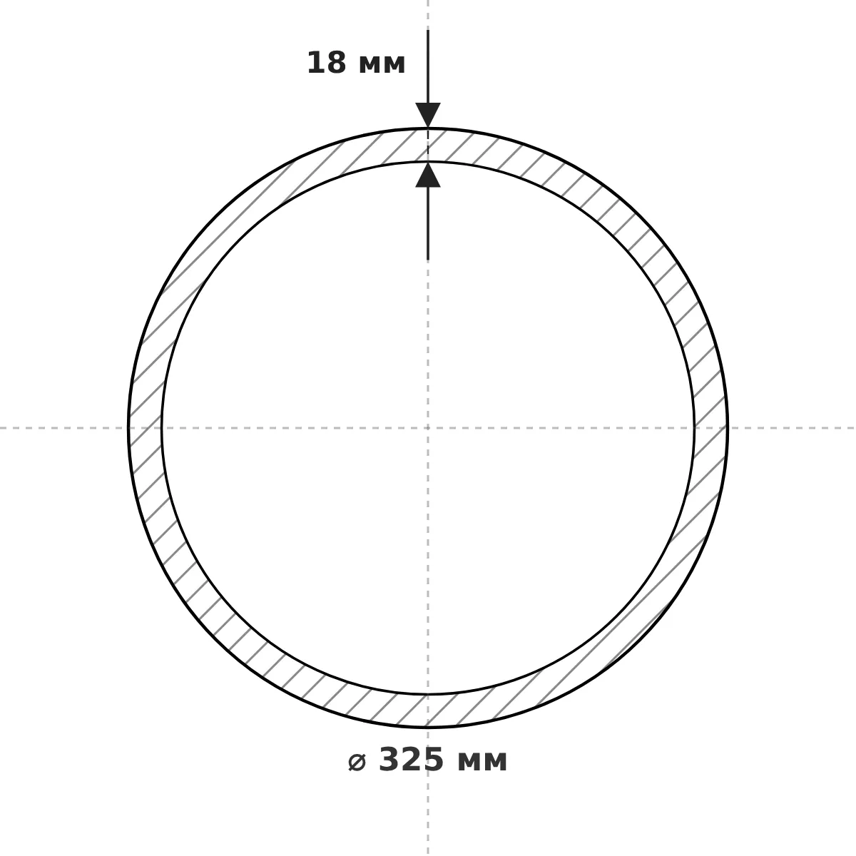 Труба котельная 325 мм ст.20 ТУ 14-3Р-55-2001